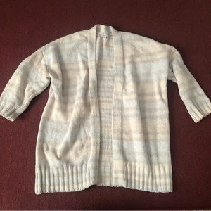American Eagle striped cardigan sweater M